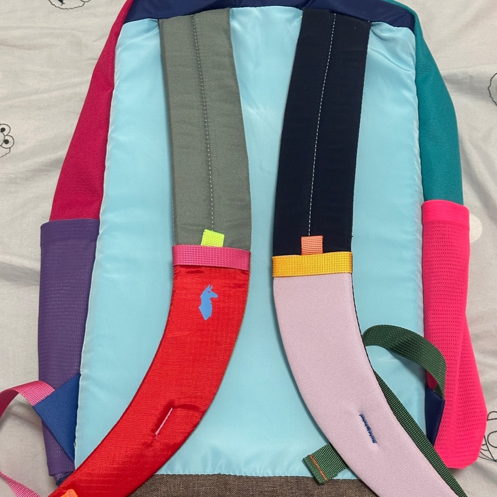 Cotopaxi Multicolor Backpack with Yellow and Pink Accents - Picture 4 of 5